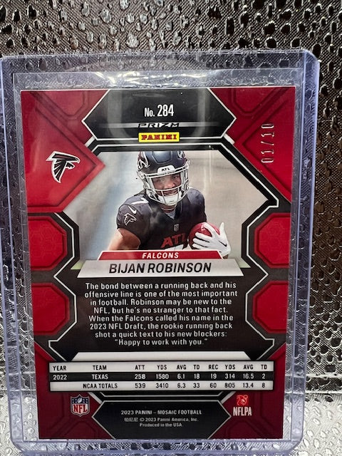 Bijan Robinson Mosaic Gold Disco 1/10