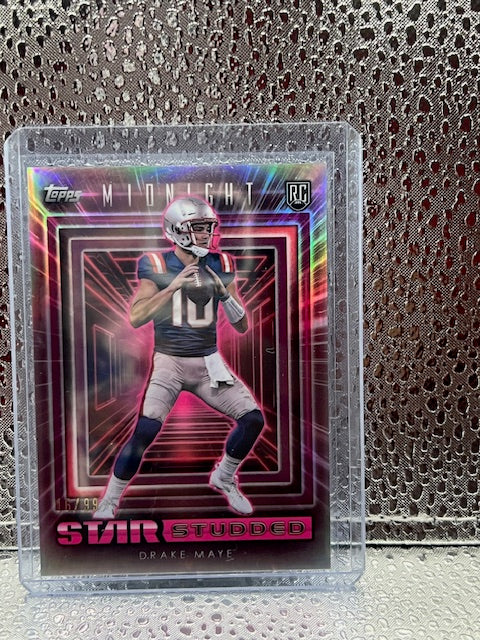 Drake Maye Topps Midnight Star-Studded 16/99
