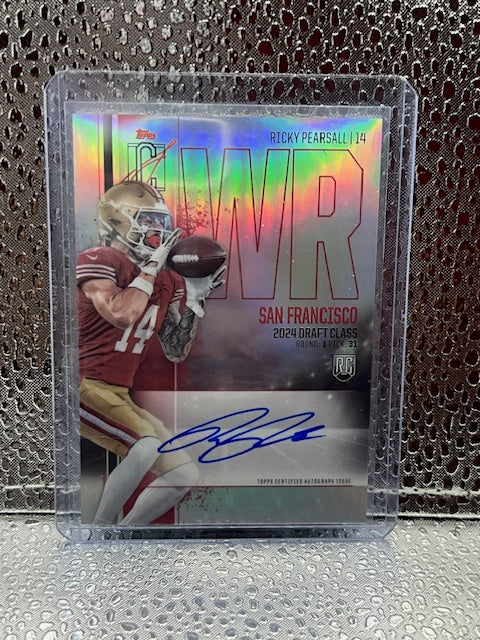 Ricky Pearsall Topps Signature Class Refractor Auto