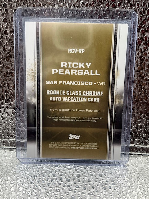 Ricky Pearsall Topps Signature Class Refractor Auto