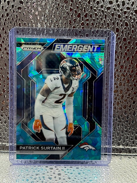 Patrick Surtain Panini Prizm Emergent Blue Ice 58/99