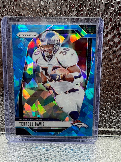 Terrell Davis Panini Prizm Blue Ice 10/99
