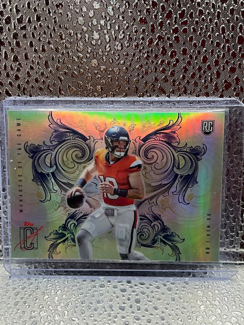 Bo Nix Topps Signature Class Monarchs of the Game