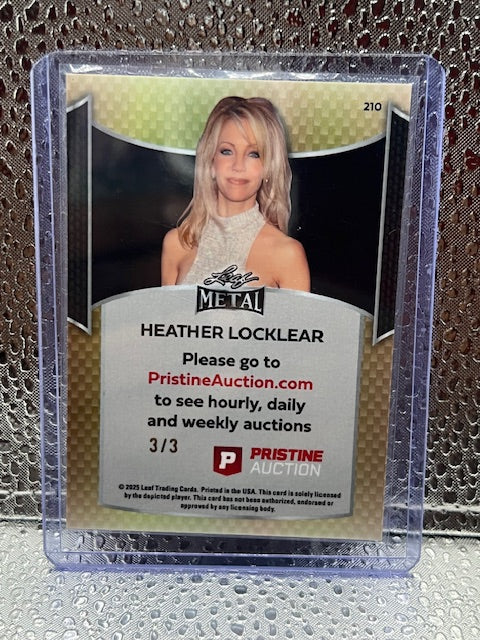 Heather Locklear Leaf Metal Pristine Auction 3/3