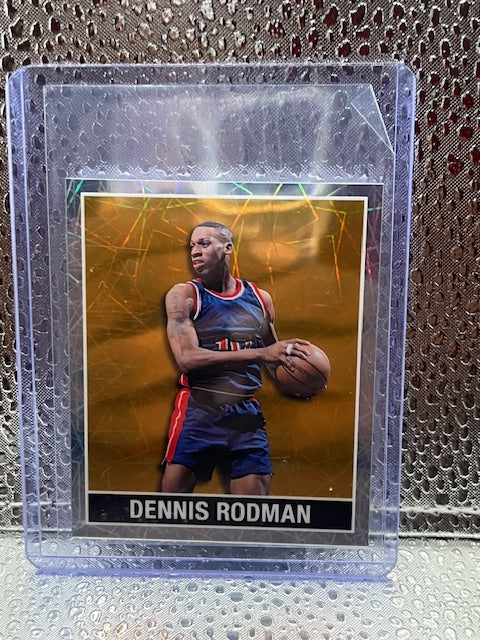 Dennis Rodman Leaf 15th Anniversary Gold Mini 1/1
