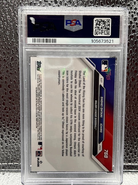 Shohei Ohtani/Ichiro Topps Now PSA 10