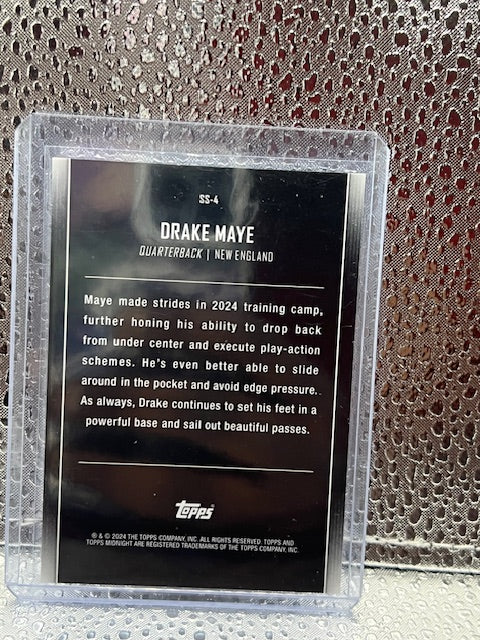 Drake Maye Topps Midnight Star-Studded 16/99