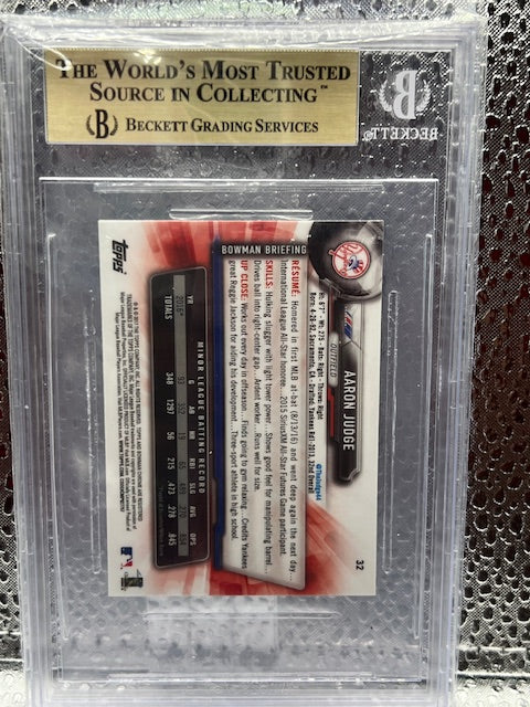 Aaron Judge 2017 Bowman Chrome Mini BGS 9.5