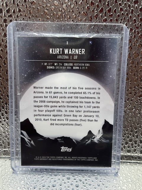 Kurt Warner Topps Midnight 8/12