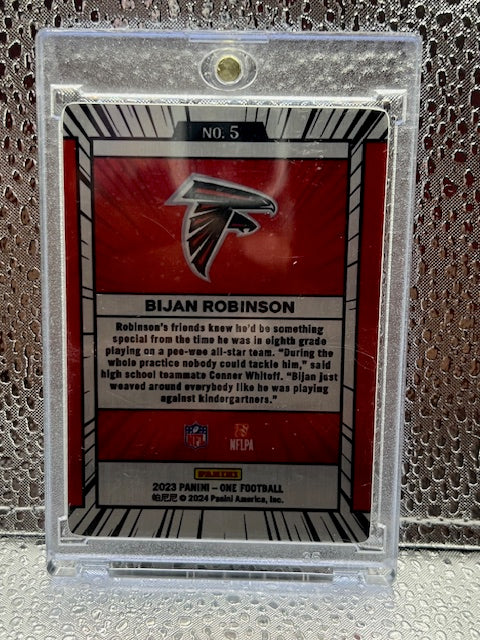 Bijan Robinson Panini One Manga Rookie