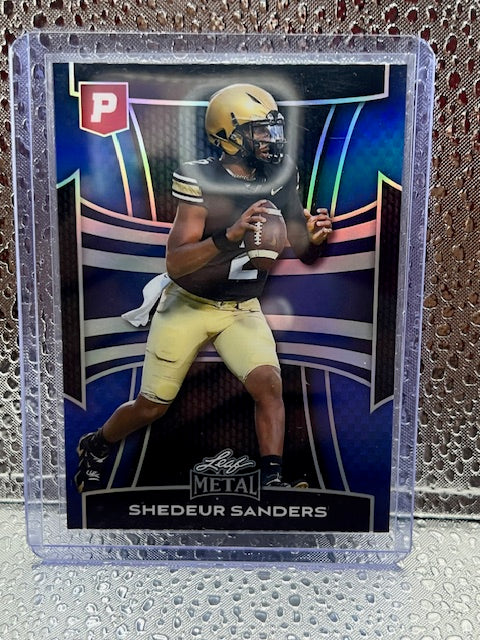 Shedeur Sanders Leaf Metal Pristine Auction 25/25
