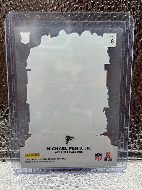 Michael Penix, Jr. Donruss Clearly Uptowns Case Hit